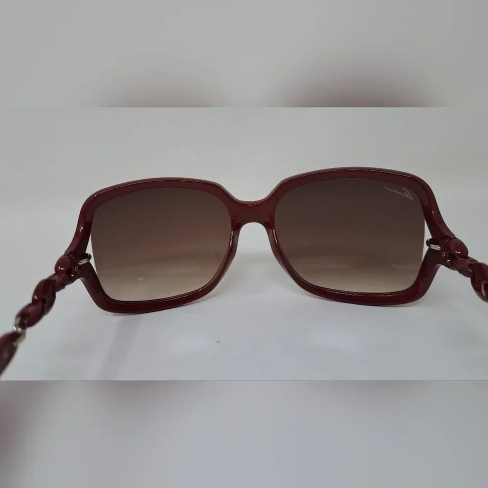 Gucci Womens Marina Chain Sunglasses Red Vintage Y2K GG3597/F/S 3GQJD 58-16-115